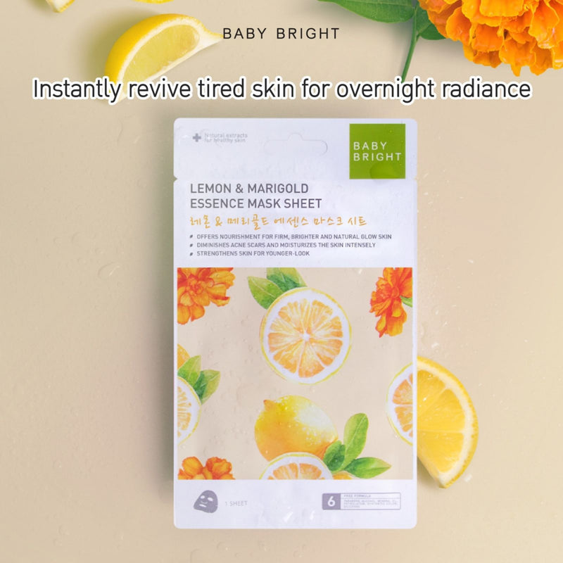 Baby Bright-Lemon & Marigold Mask Sheet