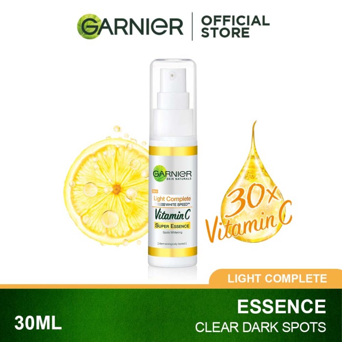 GARNIER BRIGHT COMPLETE WHITENING SUPER ESSENCE 30ML