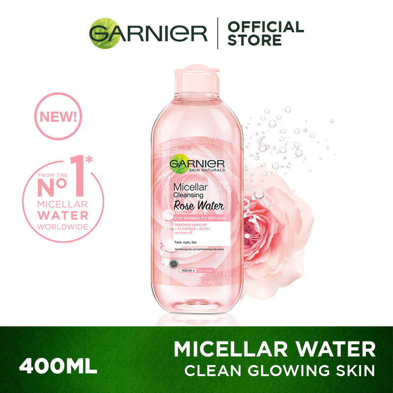 GARNIER MICELLAR CLEANSING ROSE WATER FOR NORMAL TO DRY SKIN 400ML