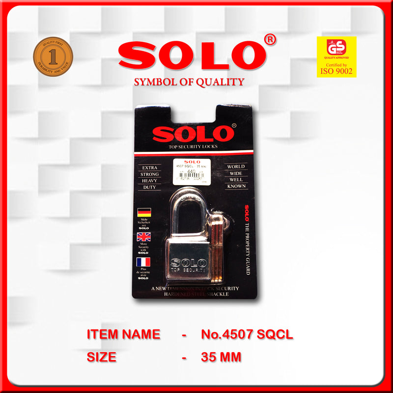SOLO Silver Key -Long ( No.4507 - 35mm SQCL)