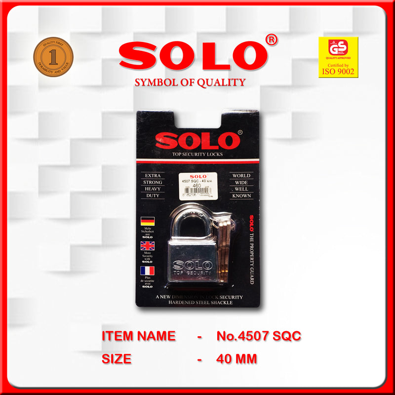 SOLO Silver Key - short ( No.4507- 40mm SQC )