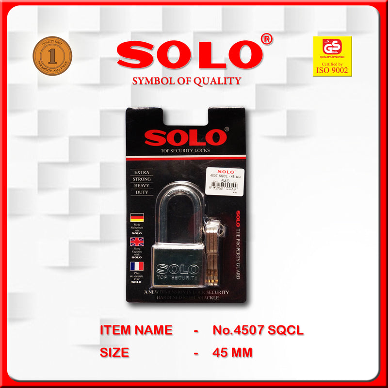 SOLO Silver Key - long (No.4507-40mm SQCL)