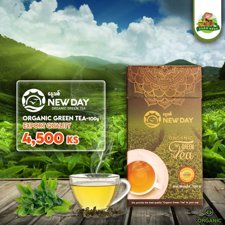 NEW DAY Organic Green Tea 100g