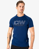 ICIW Workout Tri-Blend T-shirt Navy