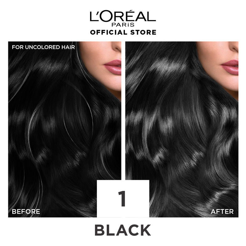 LOREAL EXCELLENCE CRÈME HAIR COLOR 1 BLACK 172 ML