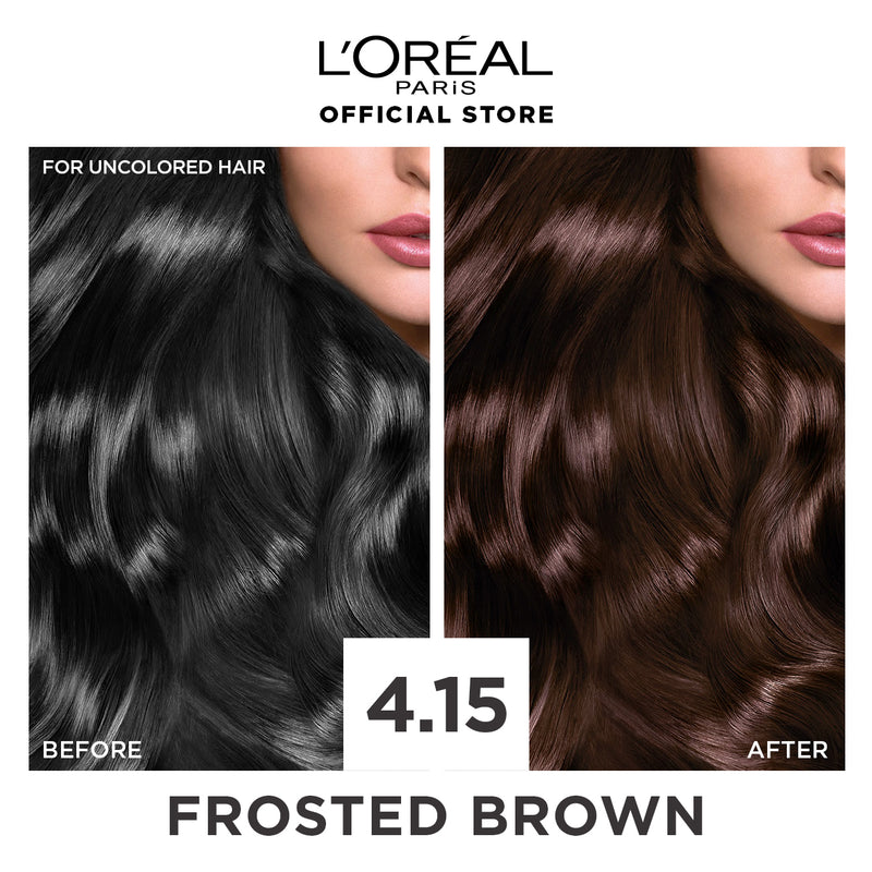 LOREAL EXCELLENCE CRÈME HAIR COLOR 4.15 FROSTED BROWN 172 ML