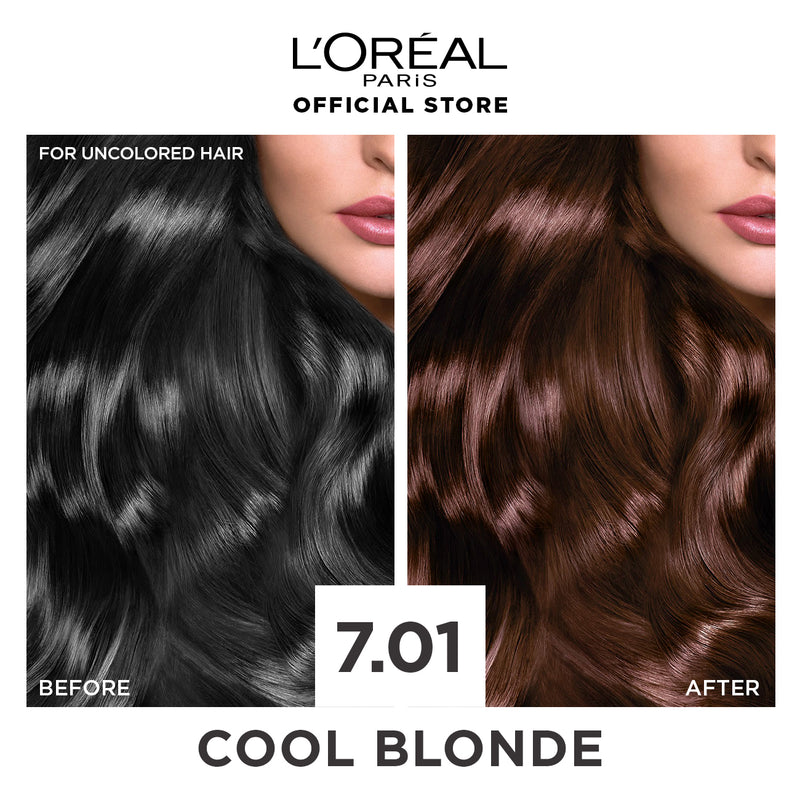 LOREAL EXCELLENCE CREME HAIR COLOR 7.01 COOL BLONDE 172ML