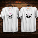 Crown T-Shirt Valentine Day Design (Black & White)