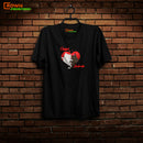 Crown T-Shirt Valentine Day Design (Black & White)