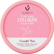 SCENTIO PINK COLLAGEN RADIANT & FIRM OVERNIGHT MASK
