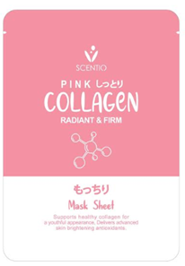 SCENTIO PINK COLLAGEN RADIANT & FIRM MASK SHEET