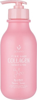 SCENTIO PINK COLLAGEN RADIANT & FIRM SHOWER SERUM 350ml