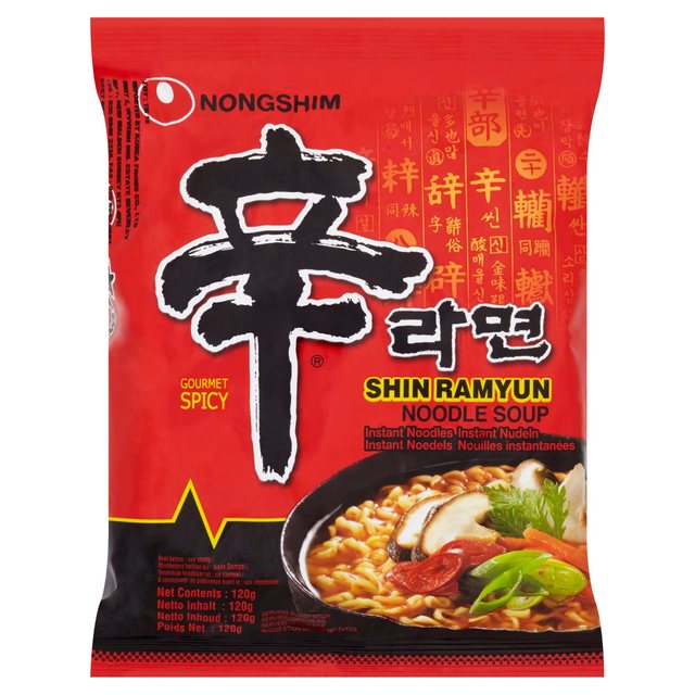 Nong Shim Shin Ramyun Hot Spicy Noodle soup 120g