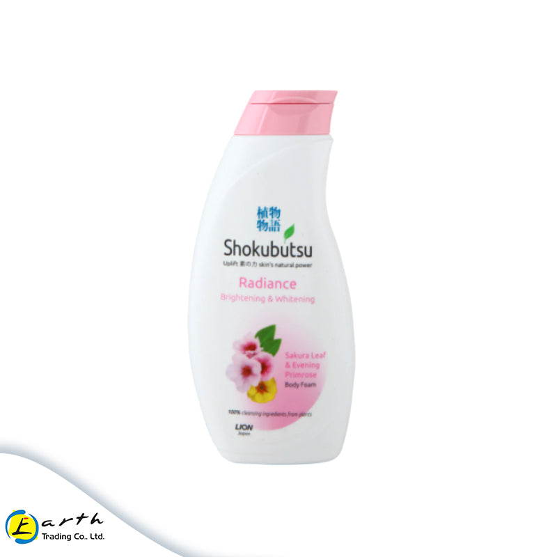 Shokubutsu Radiance Brightening & Whitening Body Foam (Sakura) 200ml