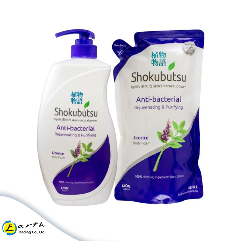Shokubutsu Anti-Bacterial Body Foam (Licorice) 900ml
