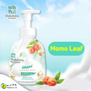 Shokubutsu Whipped Foaming Bath (MoMo Leaf) 450ml Bottle