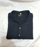 SD COLLECTION (Men's Four-Button stand coller Shirt  short seelve)