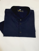 SD COLLECTION (Men's Four-Button stand coller Shirt  short seelve)