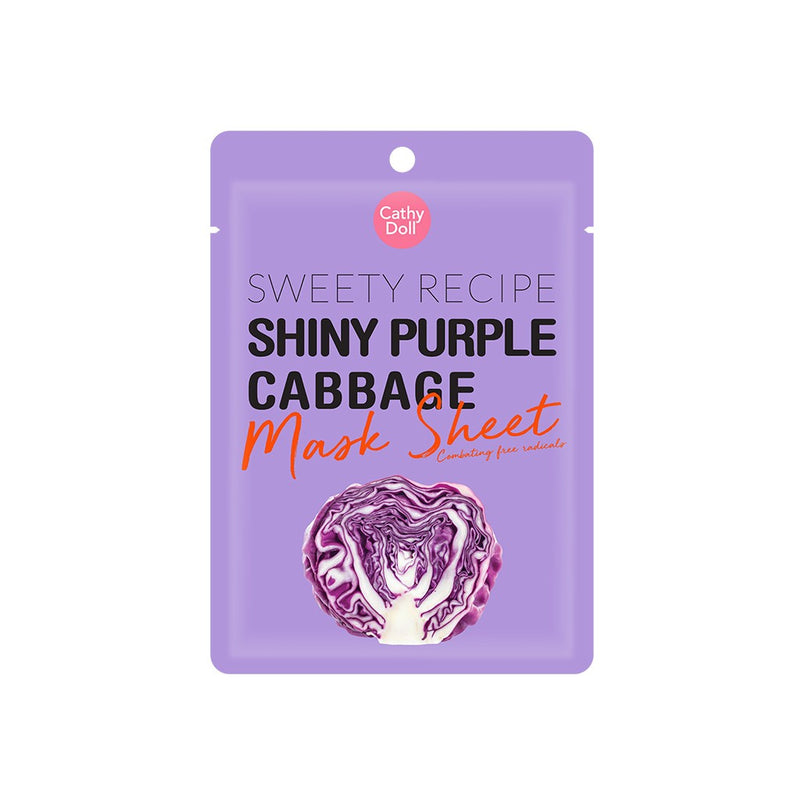 Cathy Doll- Sweety Recipe Mask Sheet 25g (Shiny Purple Cabbage)