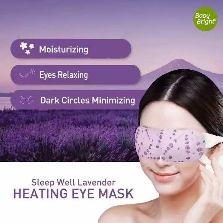 Baby Bright Sleep Well Lavender Heating Eye Mask 1pcs