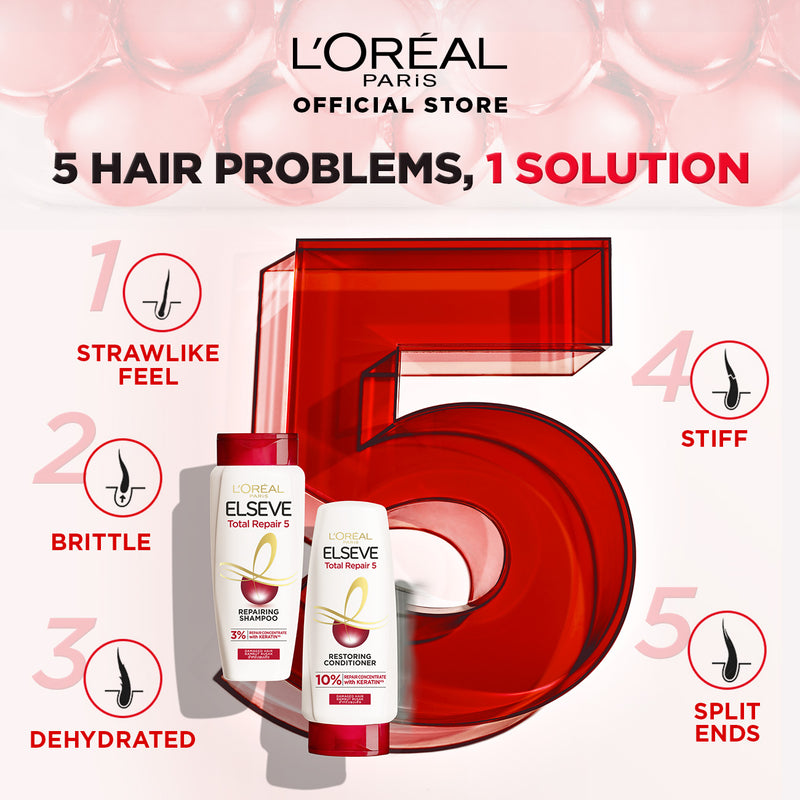 LOREAL TOTAL  REPAIR 5 DAMAGED REPAIRING SHAMPOO 280ML