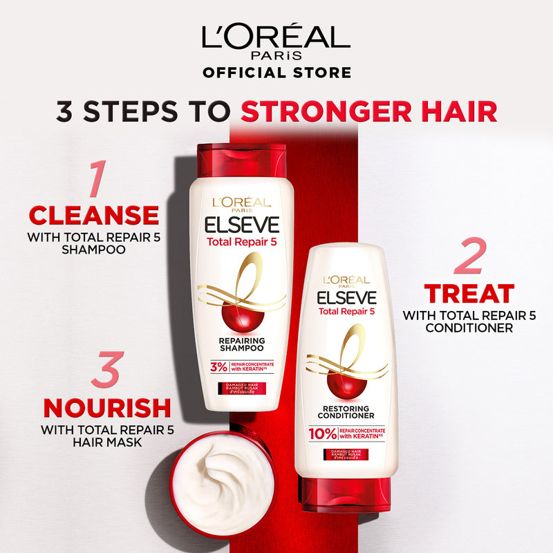 LOREAL TOTAL  REPAIR 5 DAMAGED REPAIRING SHAMPOO 280ML