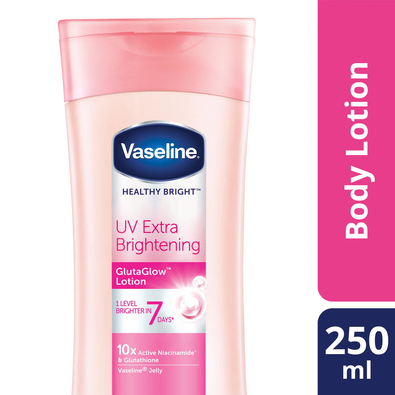 VASELINE HEALTHY BRIGHT 250ML UV LIGHTEN (Extra Brightening)- Buy 1 Get 30% Off