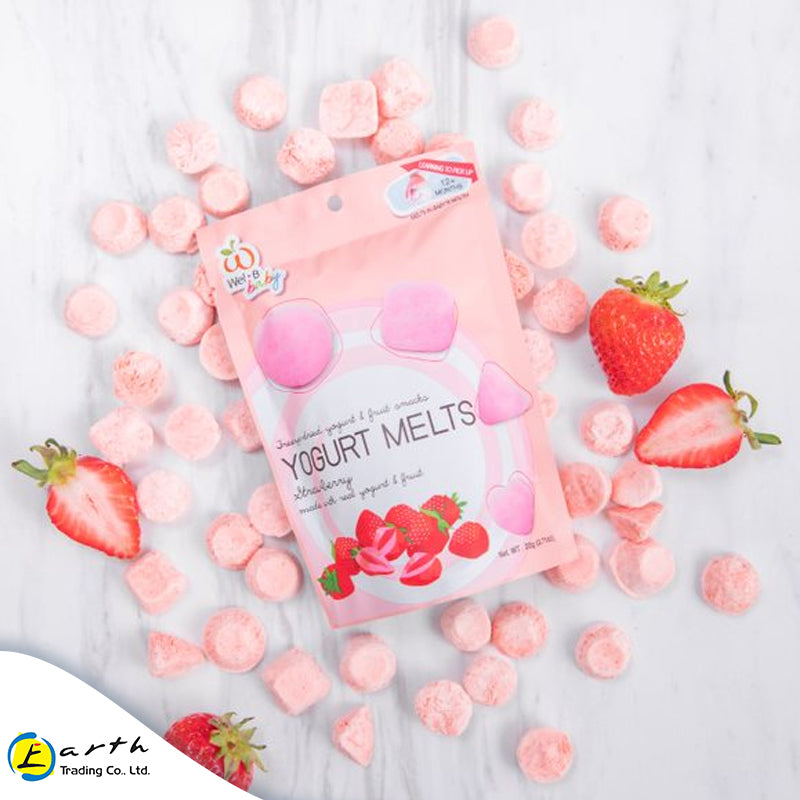 Wel B Crisy Yogurt Melts Strawberry 20g