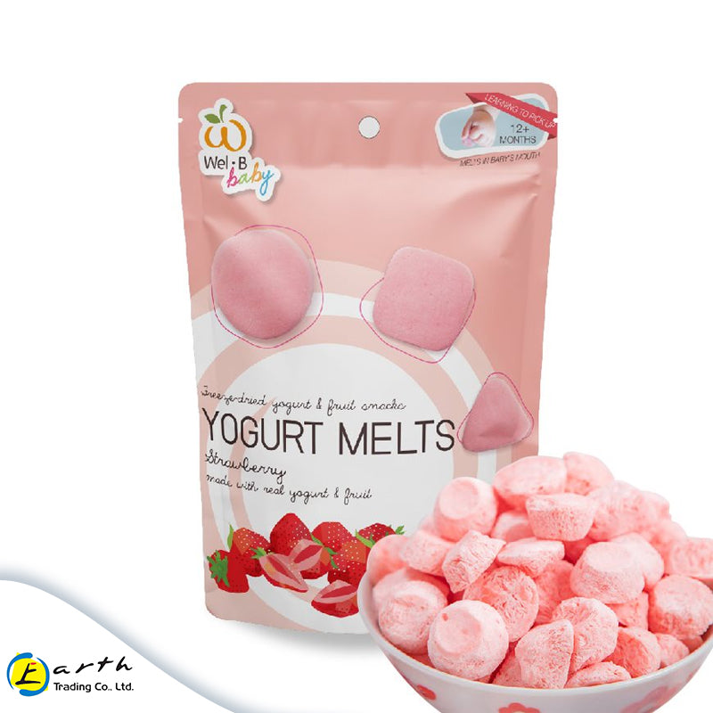 Wel B Crisy Yogurt Melts Strawberry 20g