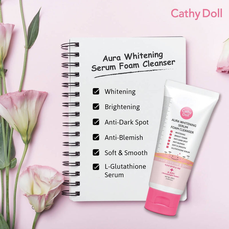 CATHY DOLL ACNE SOLUTION SERUM FOAM CLEANSER 100ML (NEW PACKAGE)