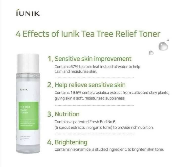 Iunik tea tree relief toner