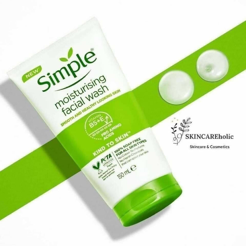 Simple moisturising facial wash 150ml