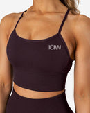ICIW Queen Mesh Sports Bra Purple