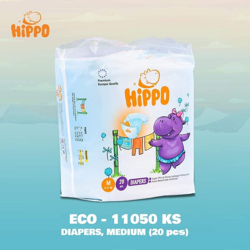 Hippo Eco Baby Diaper Tape M* 20pcs-