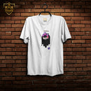 Crown T-Shirt Ghost (Black - White Colour )