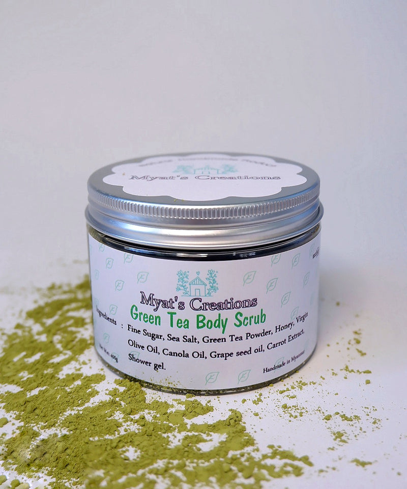Myat's Creation Body Shower Scrub Green Tea