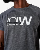 ICIW Training Mesh T-shirt Grey Melange Men