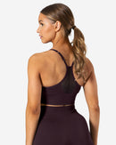 ICIW Queen Mesh Sports Bra Purple