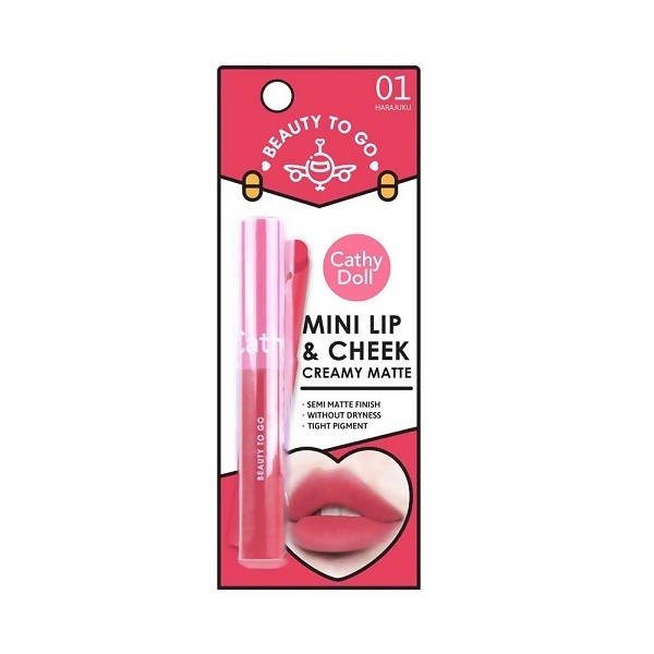 Cathy Doll Beauty To Go Mini Lip & Cheek Creamy Matte 0.6g