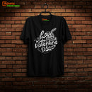 Crown T-Shirt Valentine Day Design (Black & White)