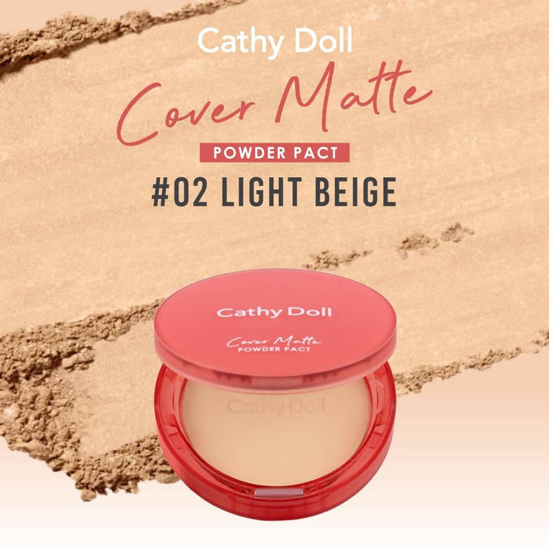 Cathy Doll Cover Matte Powder Pact SPF30 PA+++ 4.5g