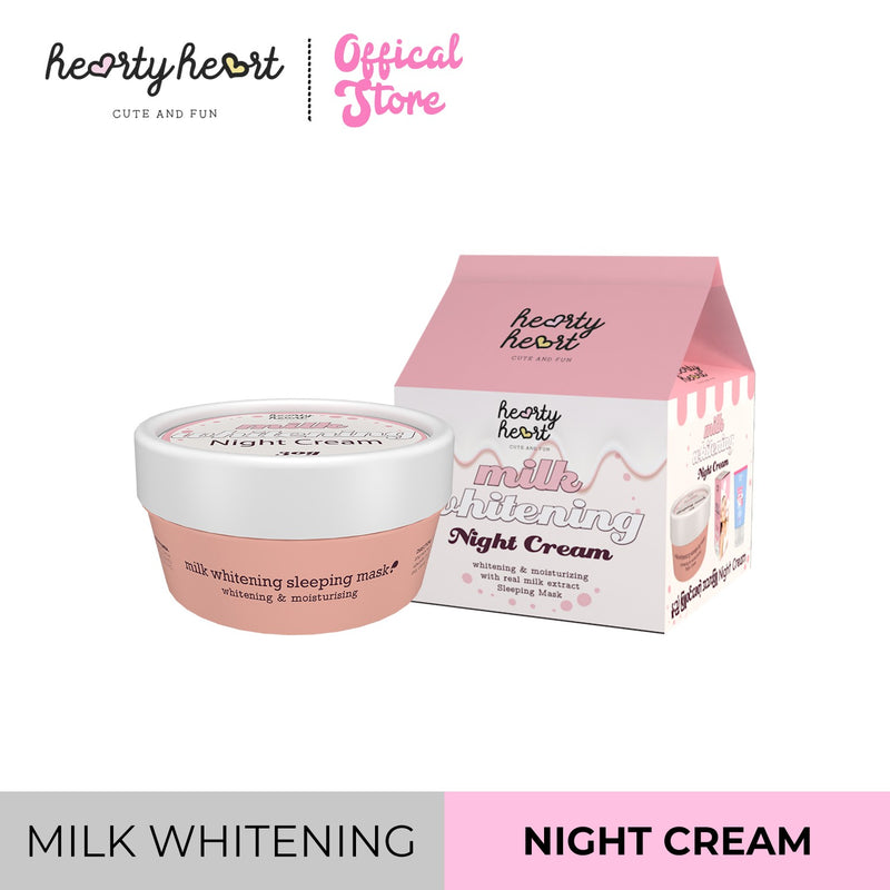 Hearty Heart Milk Whitening Night Cream