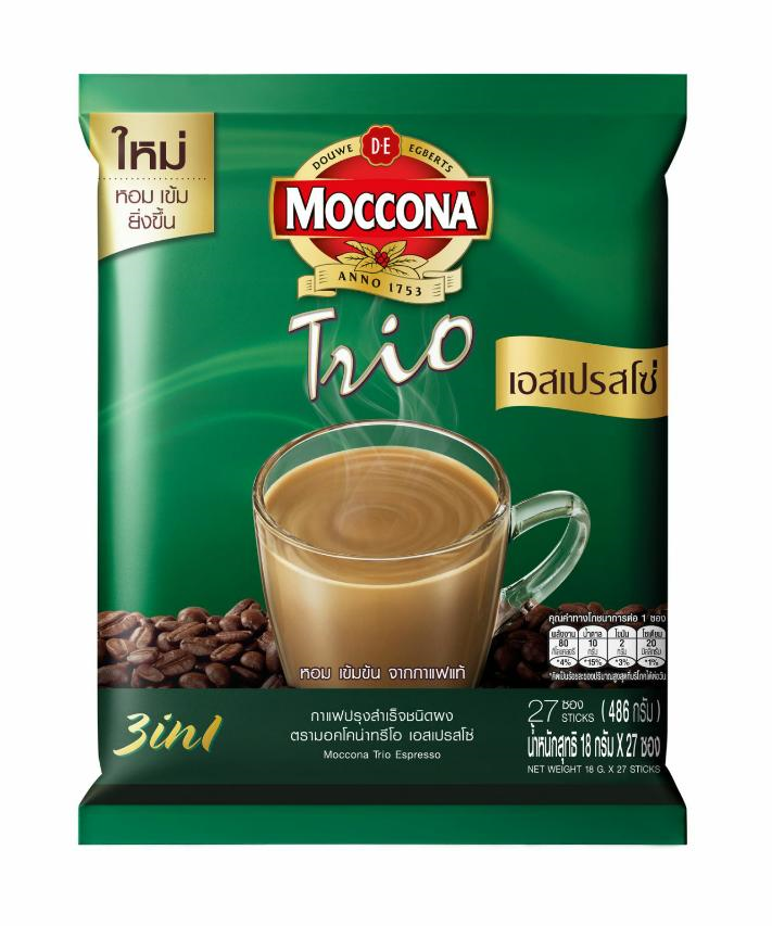 Moccona Trio 3in1 Coffee Mix Espresso 486g