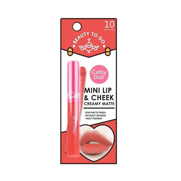 Cathy Doll Beauty To Go Mini Lip & Cheek Creamy Matte 0.6g