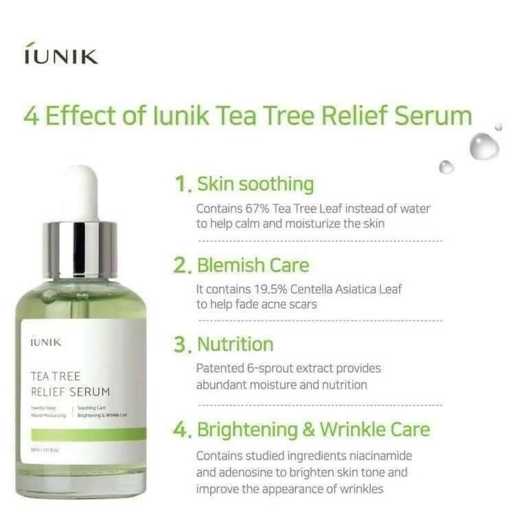 iUNIK tea tree relief serum (15ml)