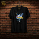 Crown T-Shirt Super Man (Black - White Colour )