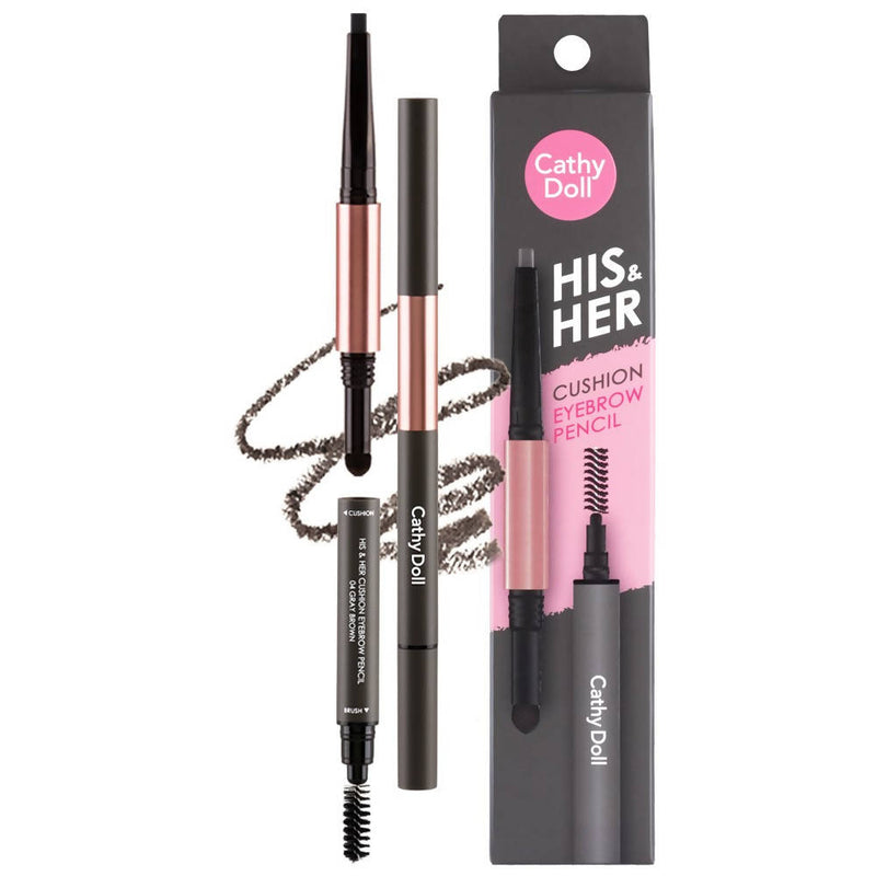 CATHY DOLL HIS & HER CUSHION EYEBROW PENCIL 0.16G+0.4G