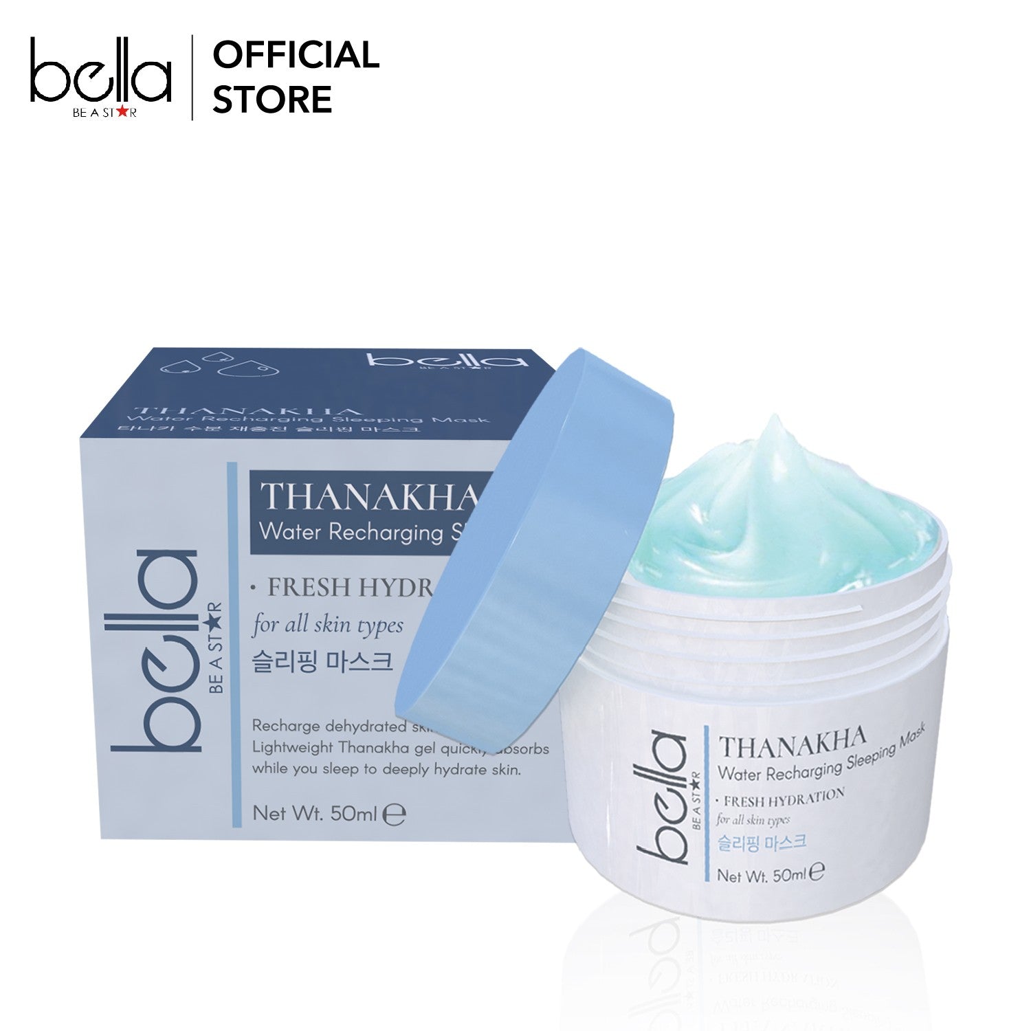 Bella Thanakha Water Sleeping Mask Night Cream 50mlBuy 1Night Cream G