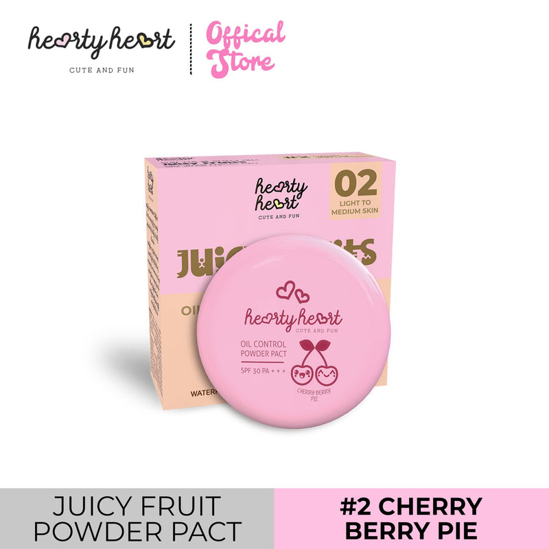 Hearty Heart Juicy Fruit Powder Pact Cherry Berry Pie