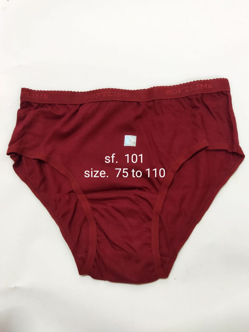 Softline Women Panty Brief Code-No.101 (SOFTLINE PLAIN (O.E)101)